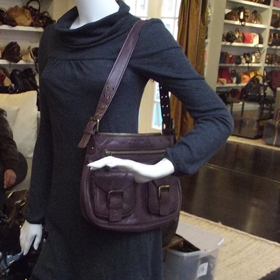 Leather Sofia Grape