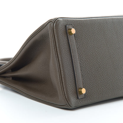 Hermes Togo Birkin 30 Vert De Gris 9 of 11