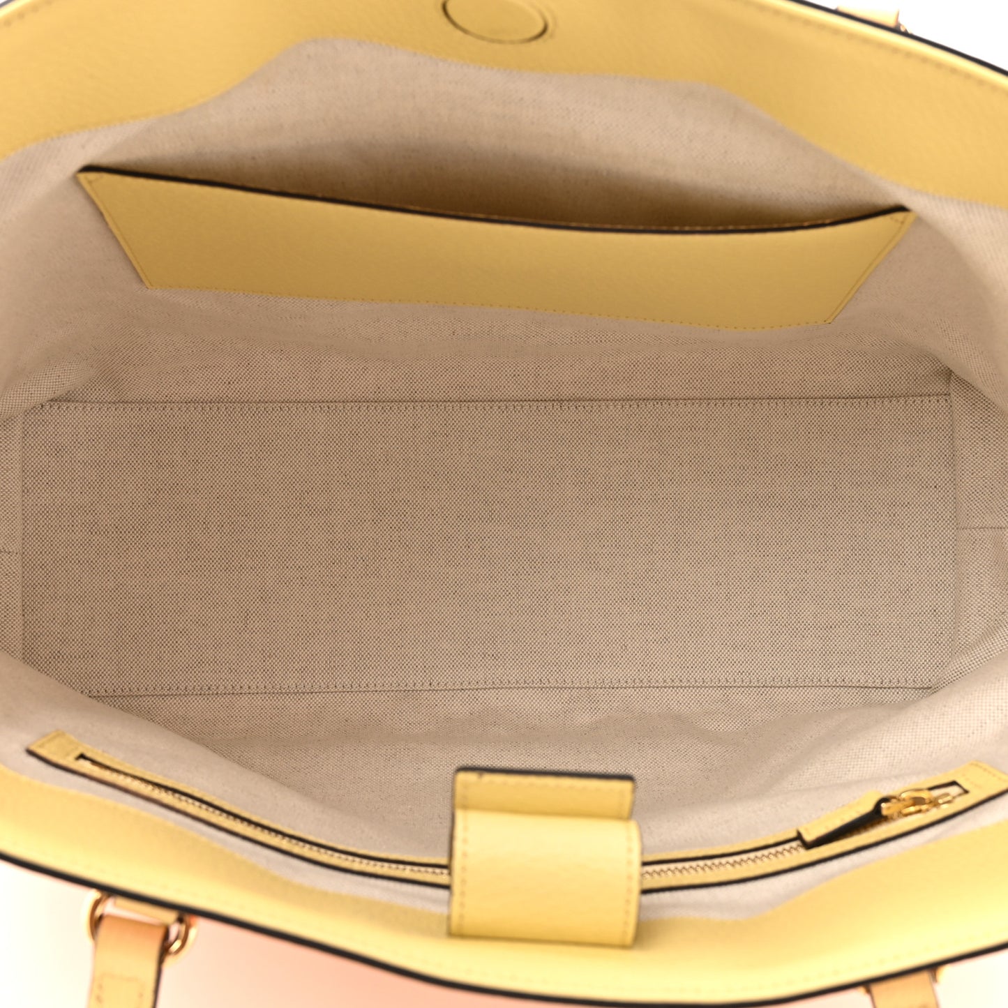 Straw Textured Dollar Calfskin Cancun Medium Ophidia Shopping Tote Orange Yellow
