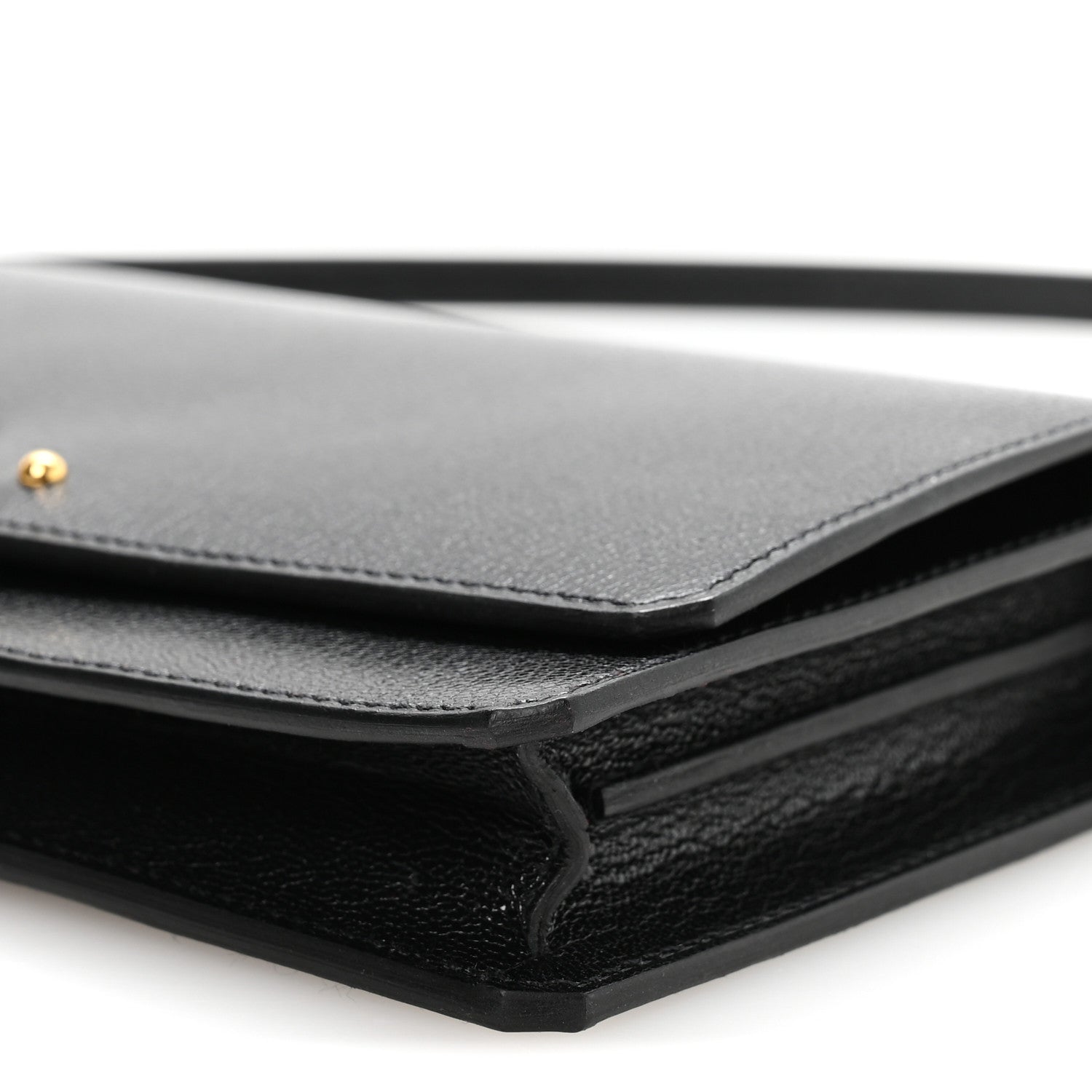 Hermes Chevre Chamkila Medor To Go Wallet  Black 10 of 11