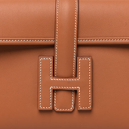 Hermes Swift Jige Elan 29 Clutch Gold 8 of 8