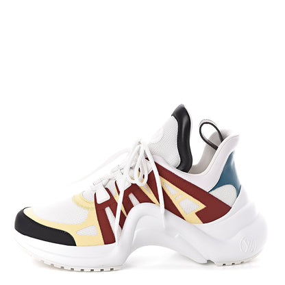 Louis Vuitton Calfskin Technical Nylon LV Archlight Sneakers 40.5 Terracotta 1 of 8