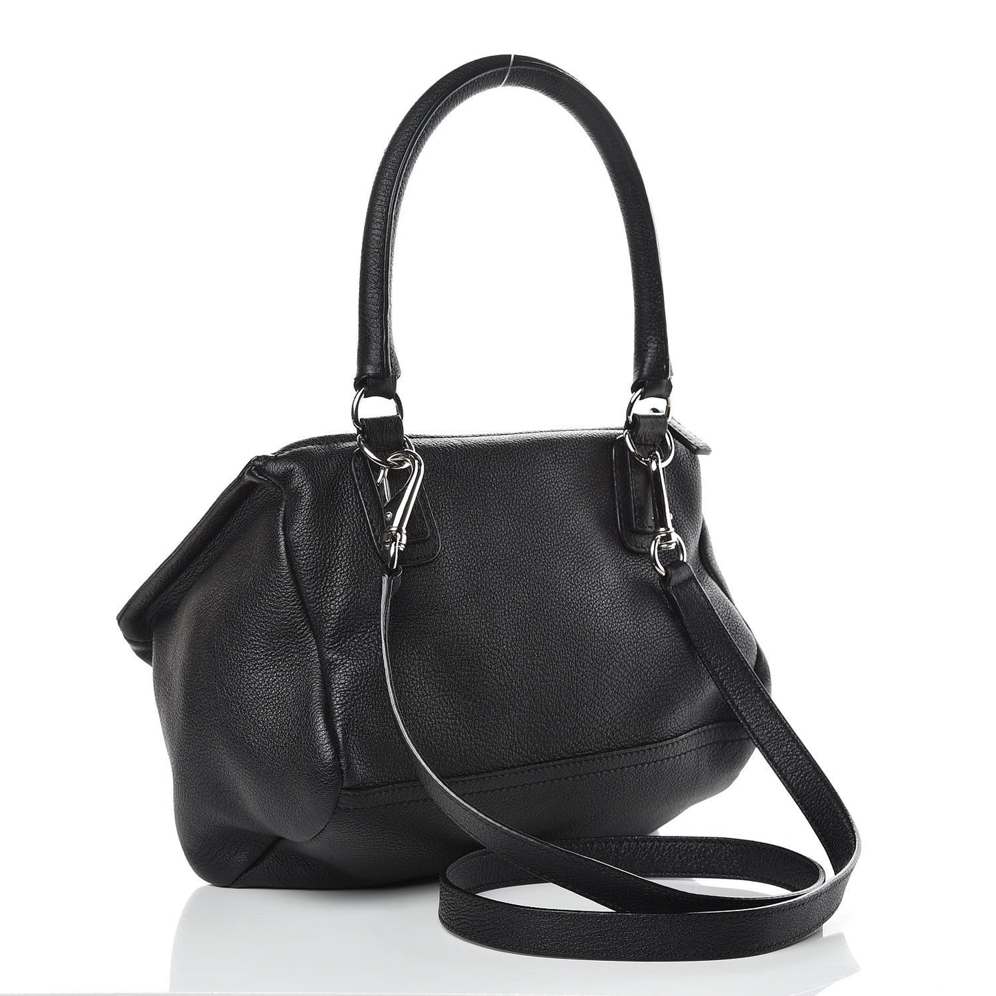 Sugar Goatskin Small Pandora Black