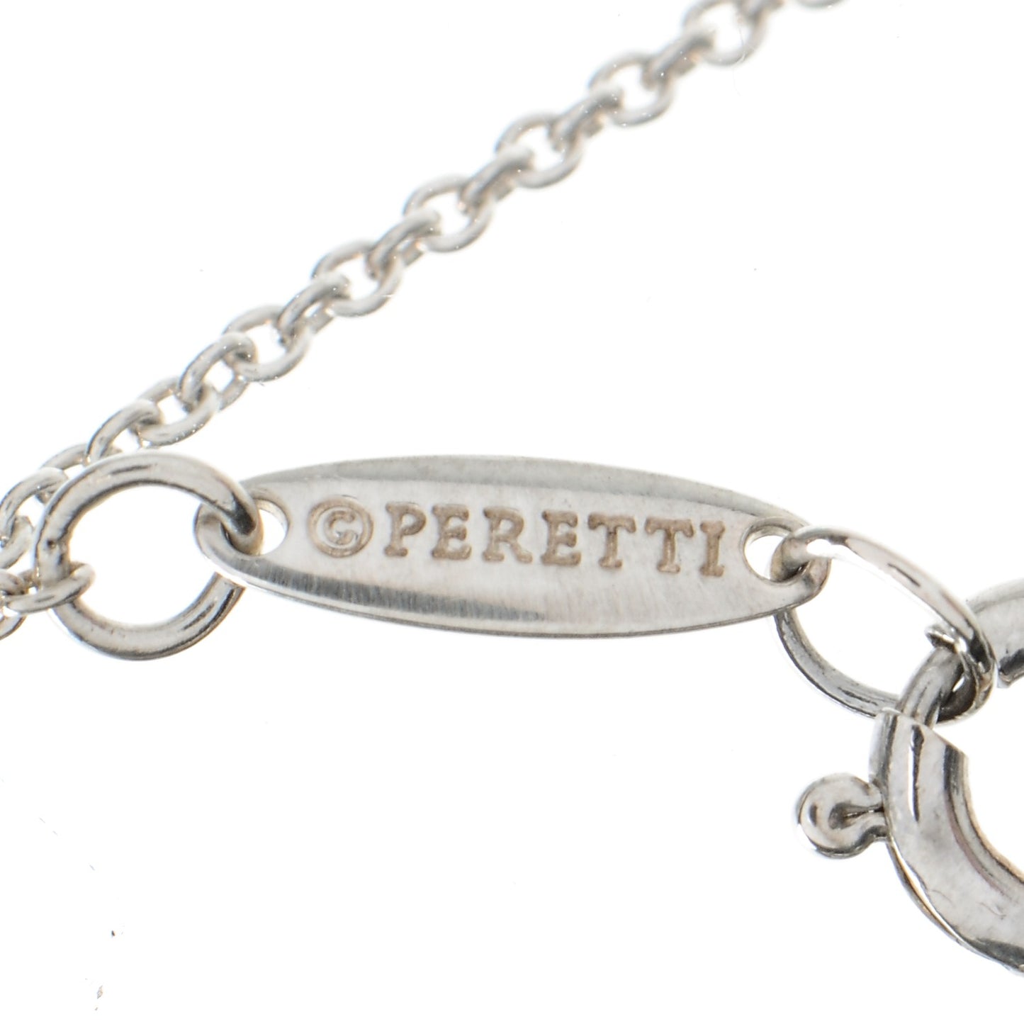 Sterling Silver Diamond .05ct Elsa Peretti Diamonds by the Yard Bracelet