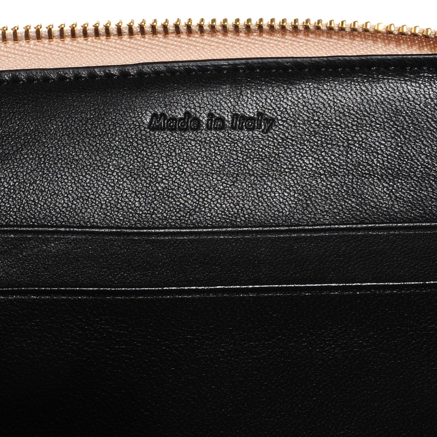 Celine Cotton Canvas Lambskin Striped Solo Clutch Pouch Multicolor 5 of 9