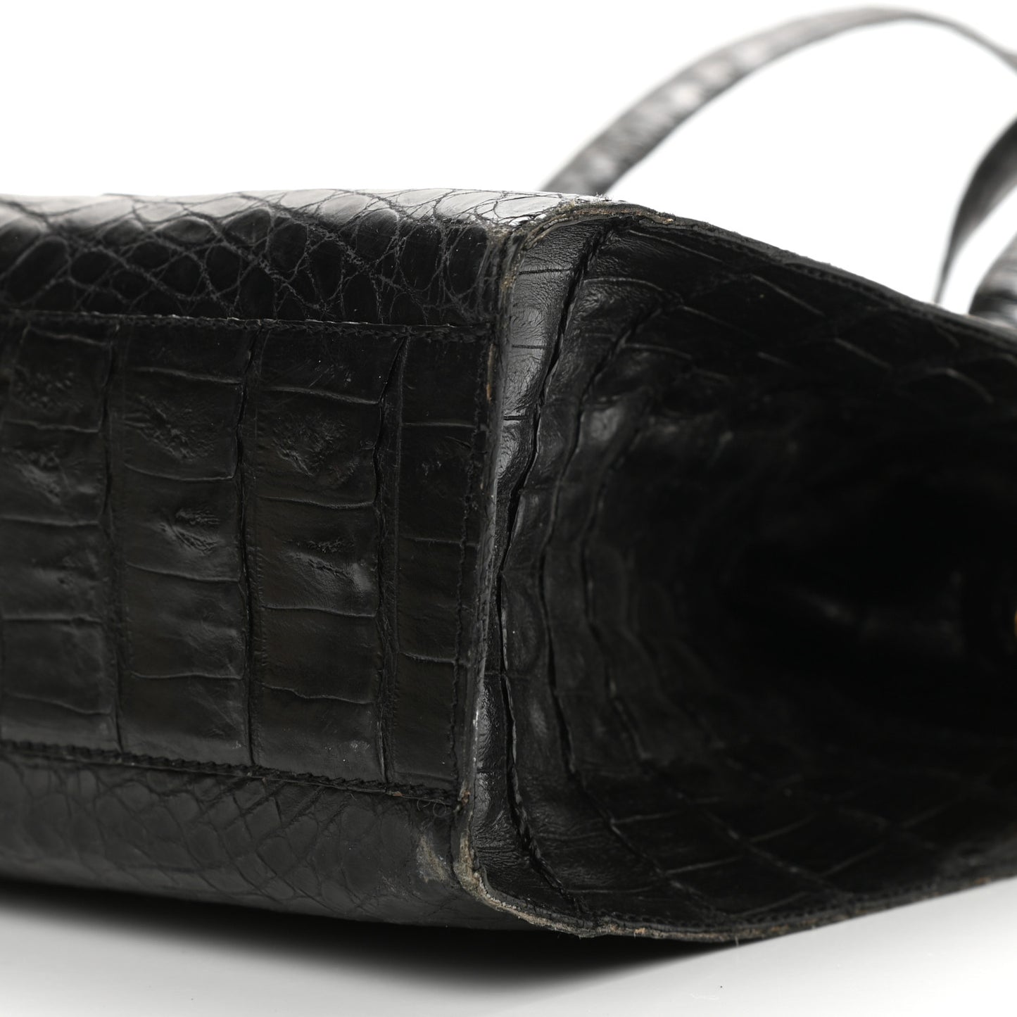 Crocodile Tote Black
