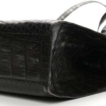 Nancy Gonzalez Crocodile Tote Black 9 of 17
