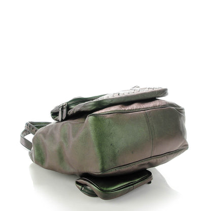 Bottega Veneta Iridescent Scarabee Pocket Tote Green 4 of 7