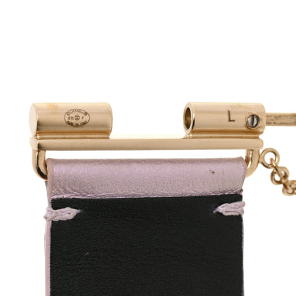 Chanel Calfskin CC Wide Cuff L Lilac 4 of 4