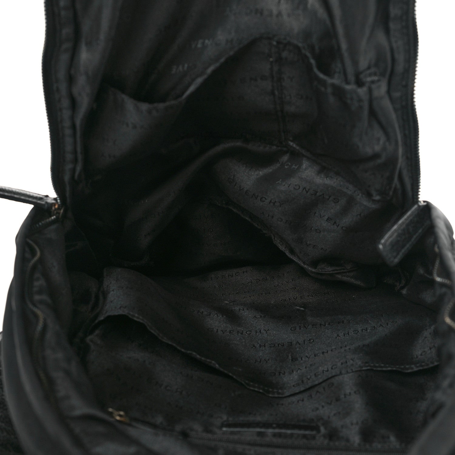 Givenchy Nylon Calfskin Studded Backpack Black 4 of 12