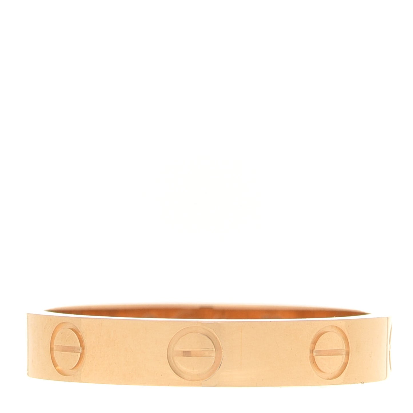 18K Yellow Gold 3.5mm LOVE Wedding Band Ring 56 7.5