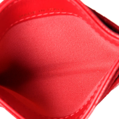 Chanel Caviar Quilted Card Holder Red 5 of 9