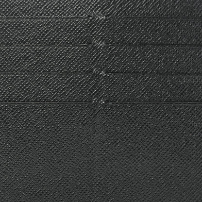 Louis Vuitton Calfskin Felicie Chain Wallet Card Holder Insert Black 6 of 7