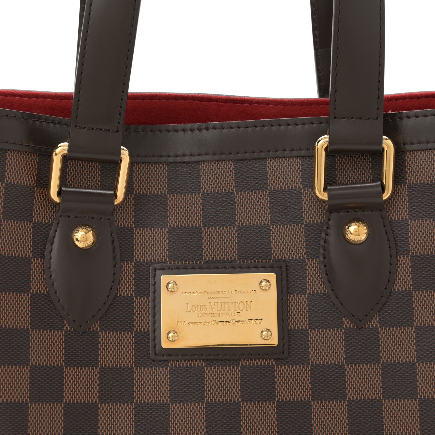 Louis Vuitton Damier Ebene Hampstead PM 7 of 10