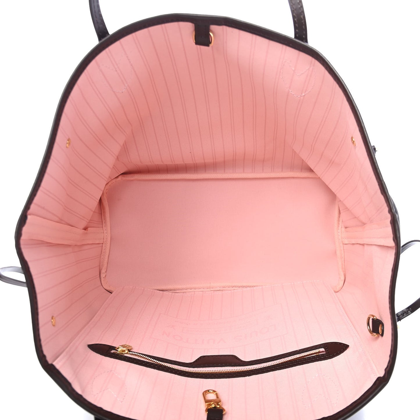 Damier Ebene Neo Neverfull MM Rose Ballerine