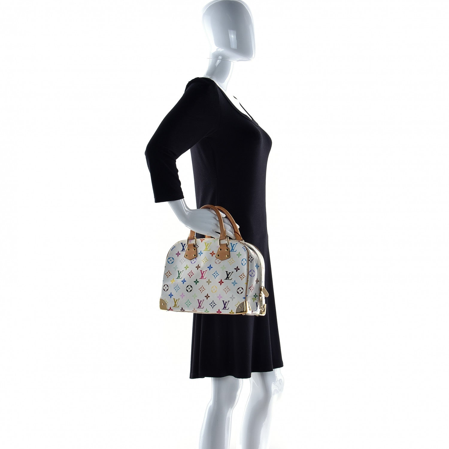Louis Vuitton Monogram Multicolor Trouville White 4 of 11