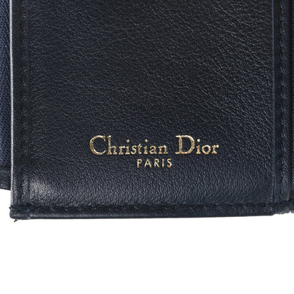 Christian Dior Saddle Lotus Wallet Blue 5 of 9