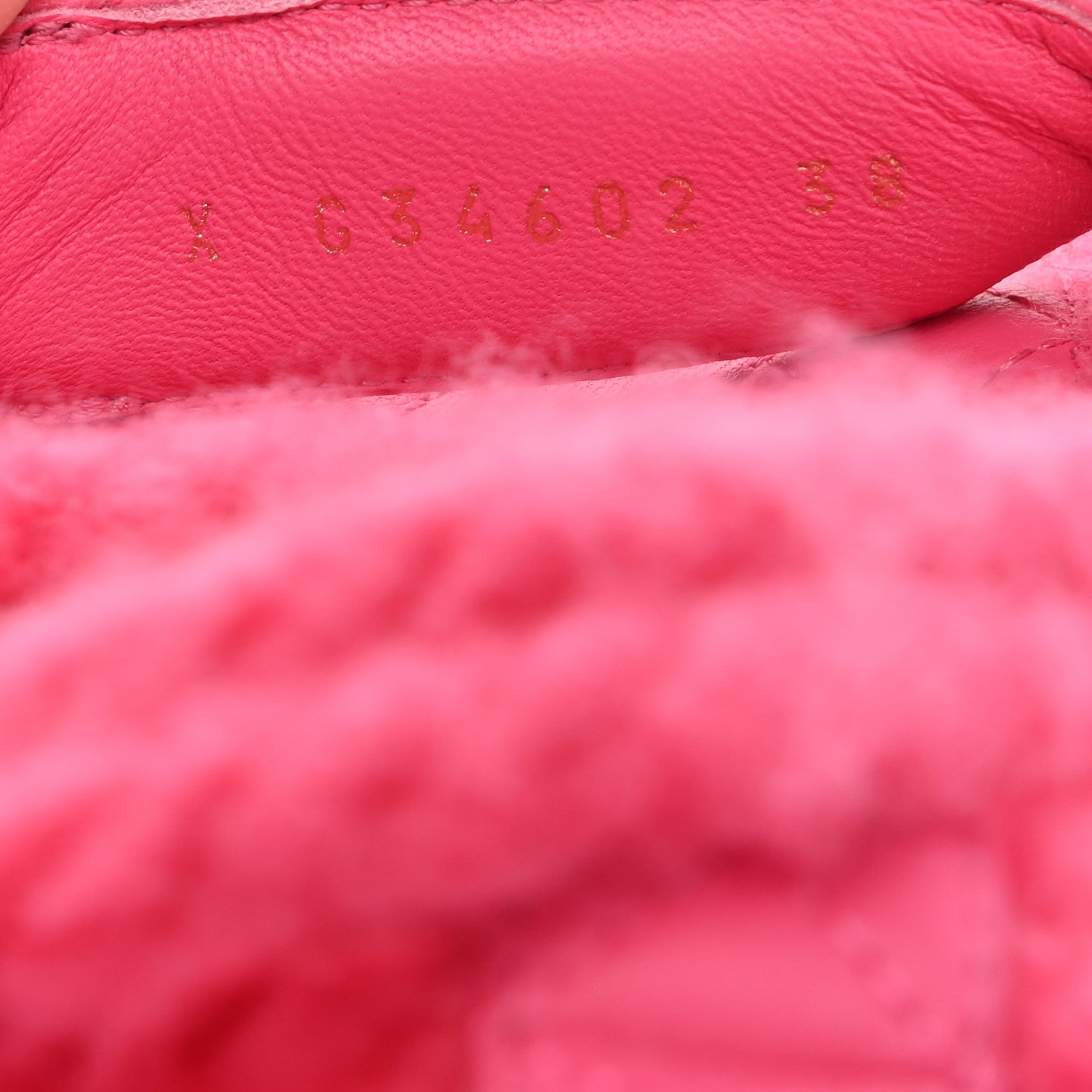 Chanel Cord Lambskin Quilted Logo Sandals 38 Pink 7 of 8