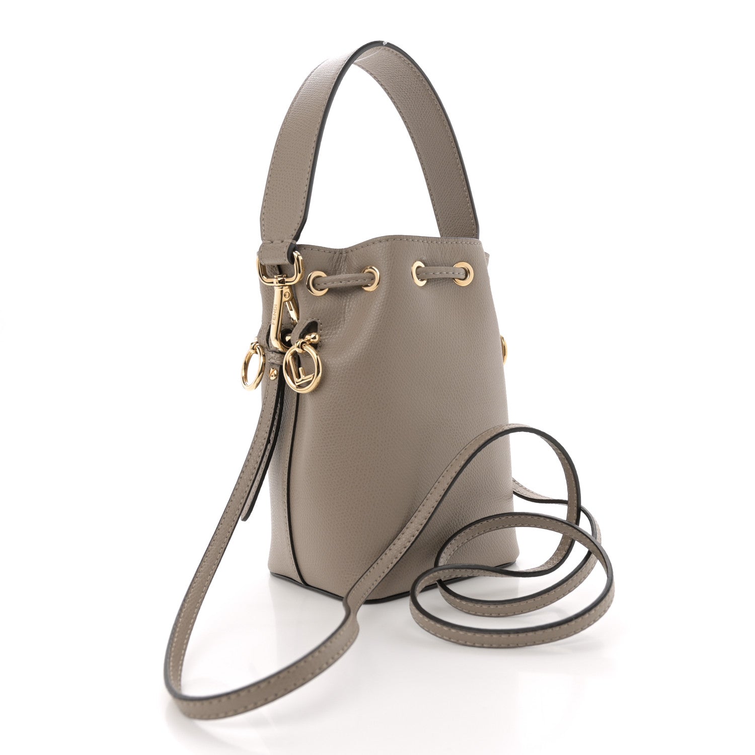 Fendi Vitello Cruise F is Fendi Mini Mon Tresor Bucket Bag Tortora 3 of 11