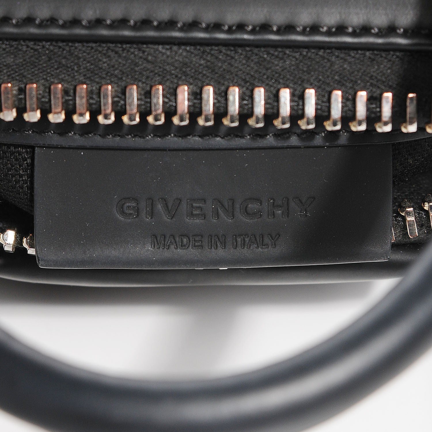 Givenchy Rubber Effect Calfskin Mini Antigona Black 19 of 20