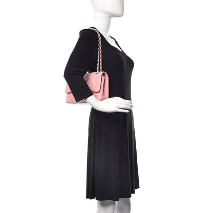Chanel Caviar Quilted Medium Double Flap Pink 2 of 19