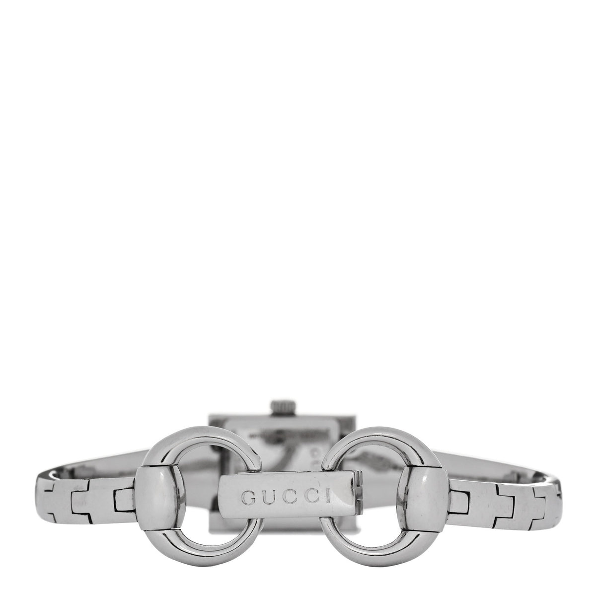 Stainless Steel 14mm Web G-Frame Quartz Watch Black