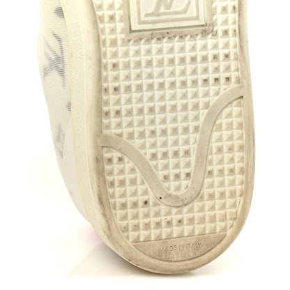 Louis Vuitton Technical Fabric Calfskin Monogram Frontrow Sneakers 35.5 Pink 9 of 10
