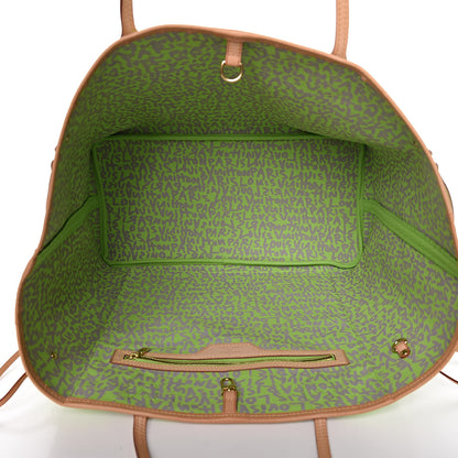 Louis Vuitton Monogram Graffiti Neverfull GM Green 5 of 10