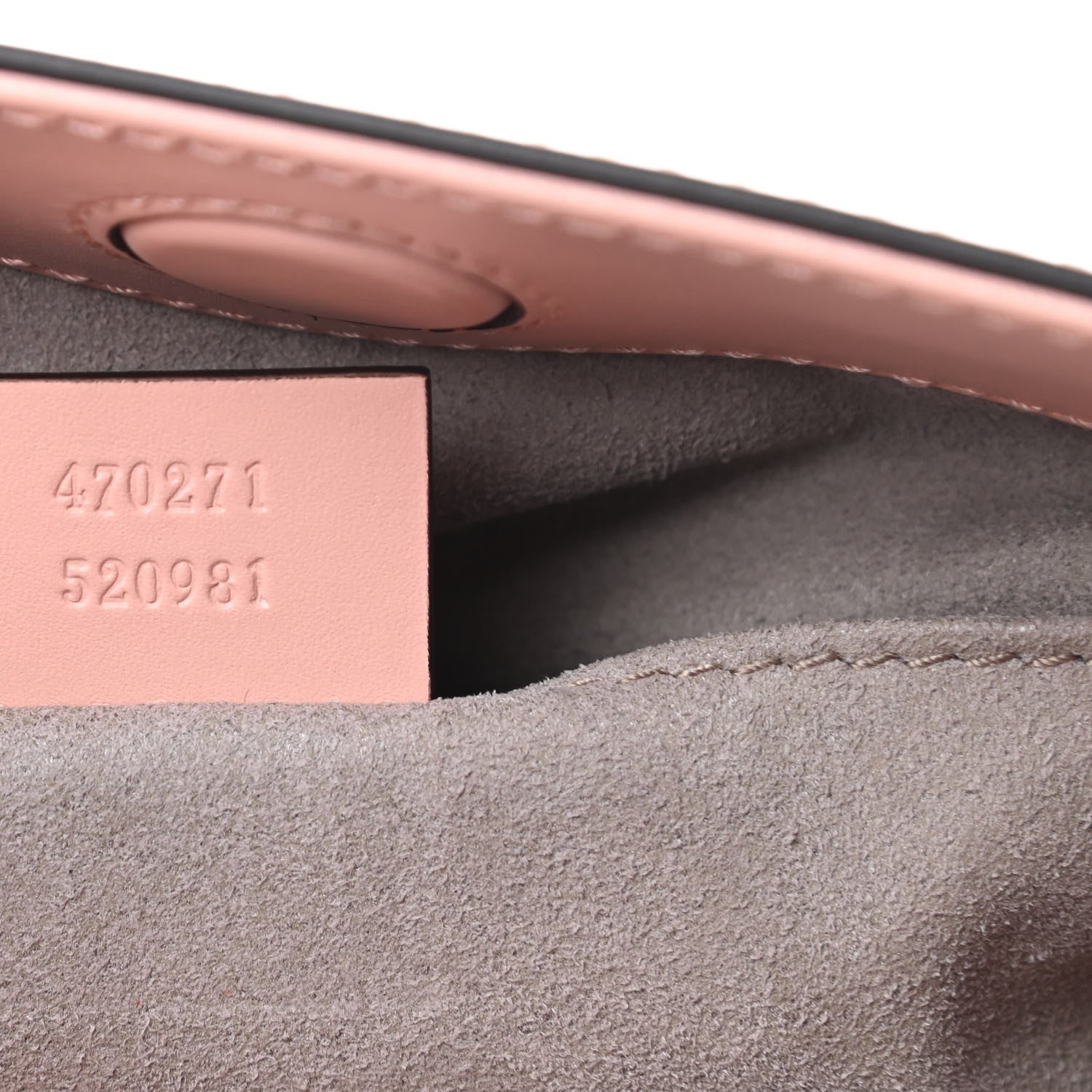 Gucci Nappa Bamboo Web Mini Nymphaea Top Handle Bag Perfect Pink Mystic White 8 of 12