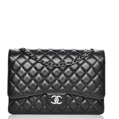 Chanel Caviar Quilted Maxi Double Flap Black 1 of 9