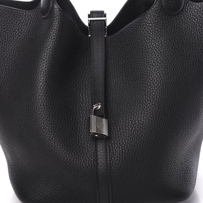 Hermes Taurillon Clemence Picotin Lock 22 MM Black 7 of 10