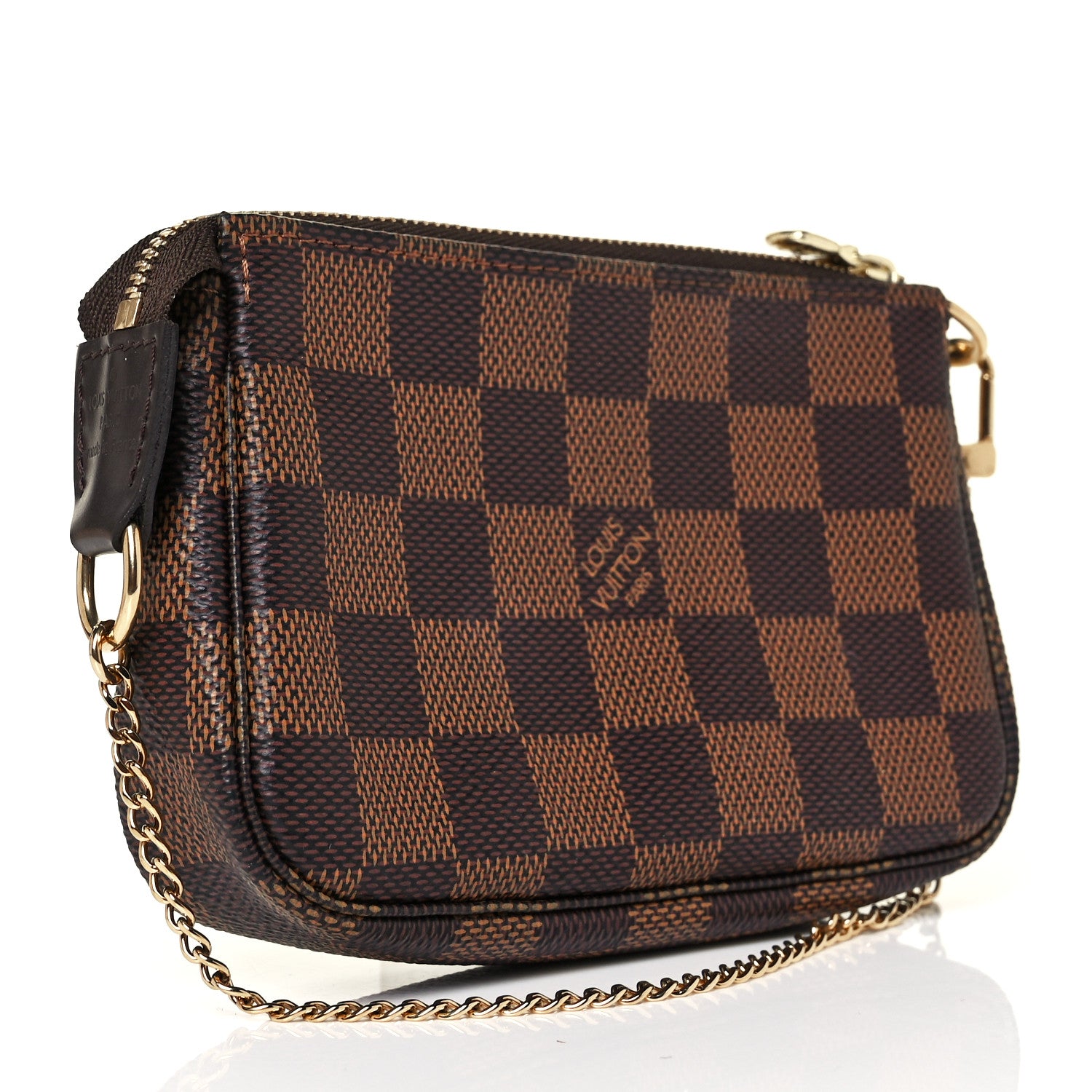 Louis Vuitton Damier Ebene Mini Pochette Accessories 3 of 9