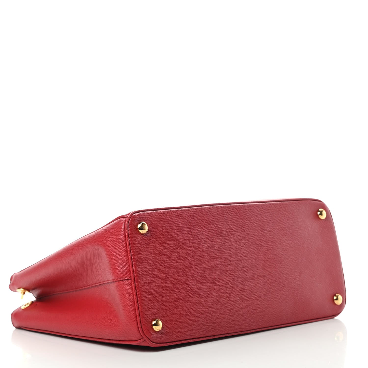 Prada Saffiano Medium Galleria Double Zip Tote Fuoco 4 of 15