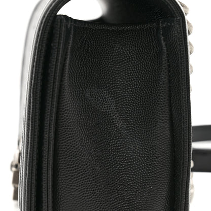 Chanel Caviar Quilted Medium Boy Flap Black 11 of 11