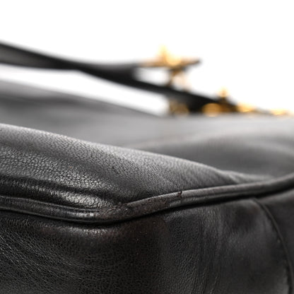Chanel Lambskin Flap Shoulder Bag Black 6 of 6