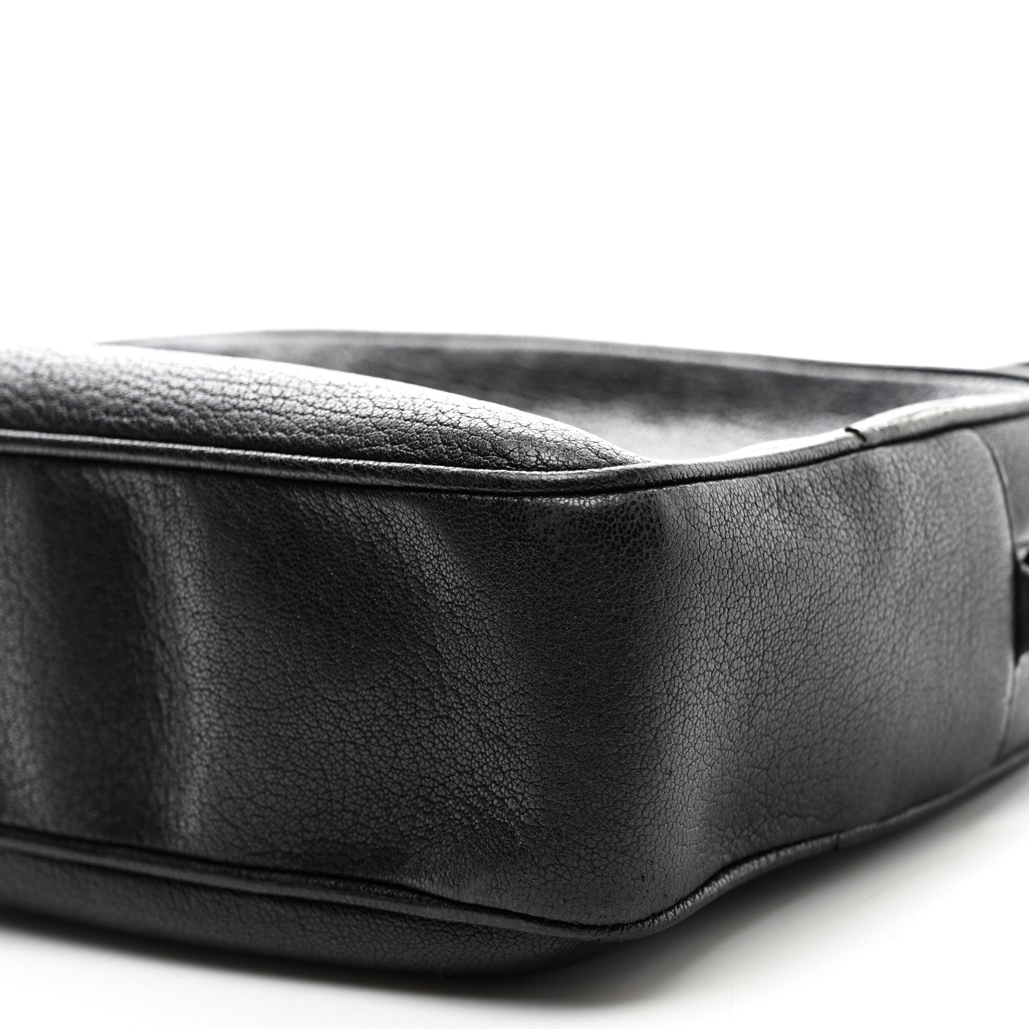 Saint Laurent Lambskin Monogram Small Lou Camera Bag Black 9 of 9