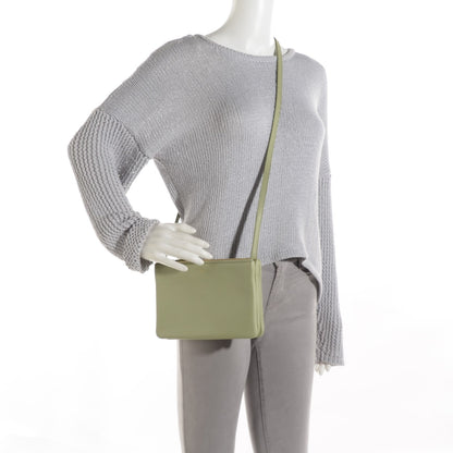 Celine Lambskin Small Trio Crossbody Bag Pistachio 2 of 7