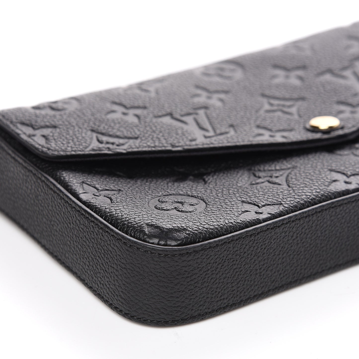 Empreinte Pochette Felicie Chain Wallet Black