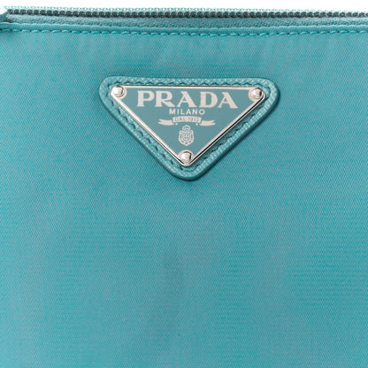 Prada Tessuto Nylon Saffiano Wristlet Turchese 9 of 12