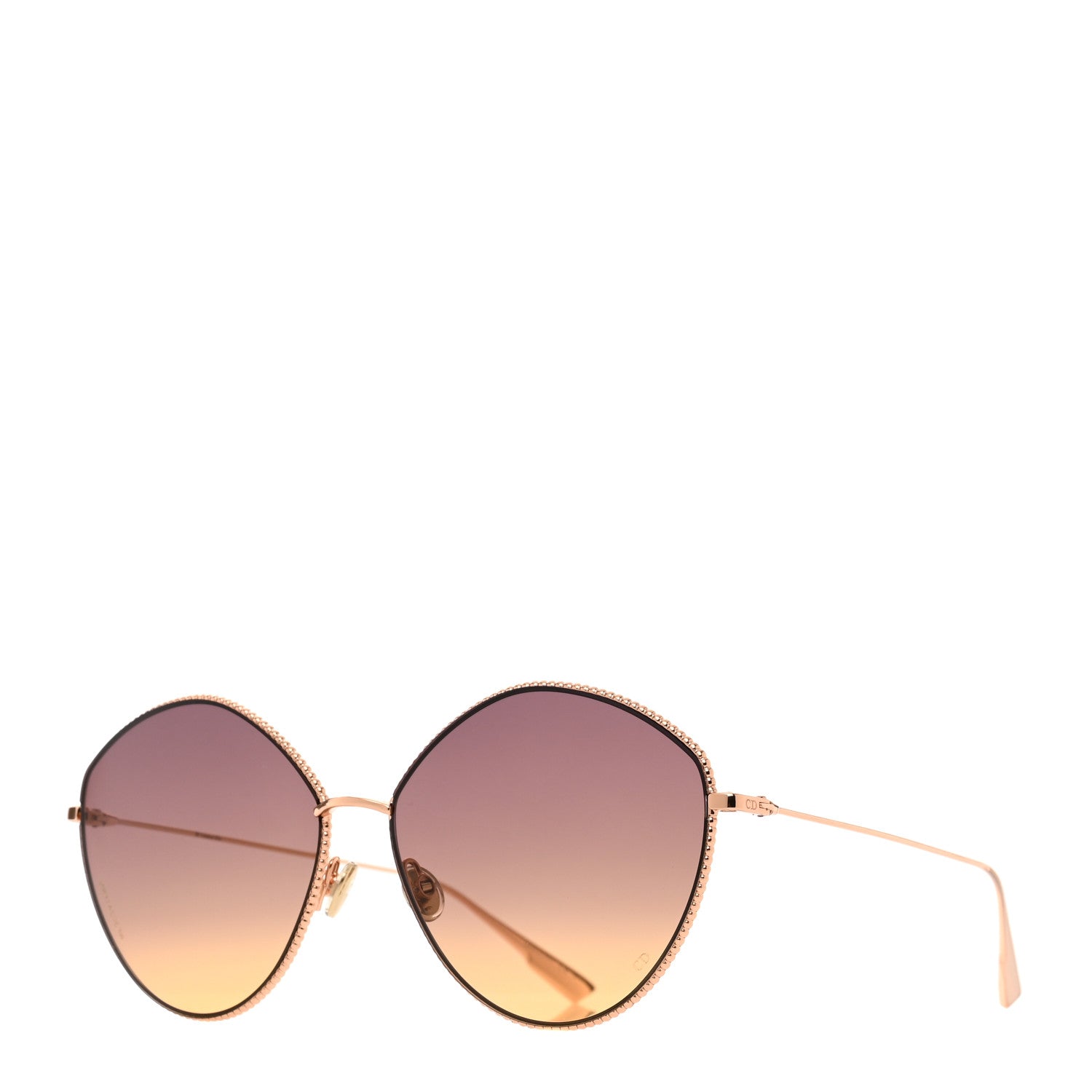 Christian Dior Metal DiorSociety 4 Sunglasses Gold 1 of 6