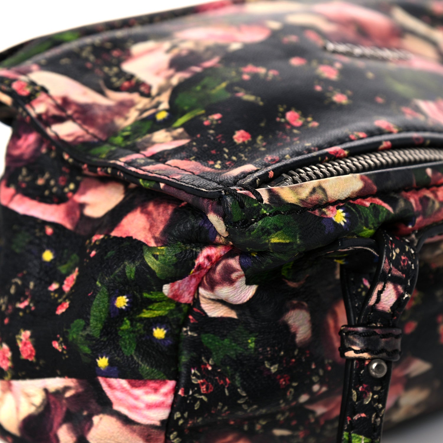 Givenchy Lambskin Roses Camouflage Print Mini Pandora Black 13 of 14