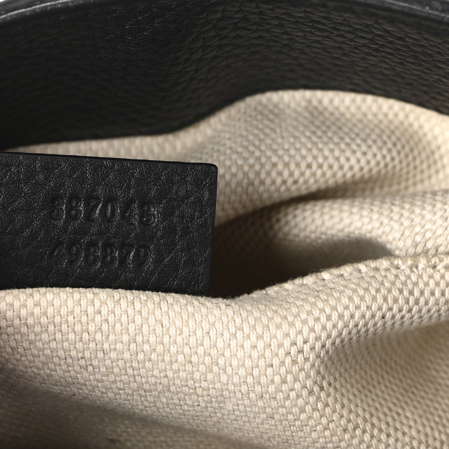 Pebbled Calfskin Small Soho Chain Shoulder Bag Black