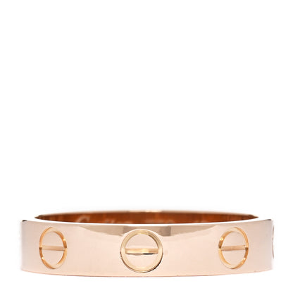 Cartier 18K Pink Gold 3.5mm LOVE Wedding Band Ring 49 5 1 of 5