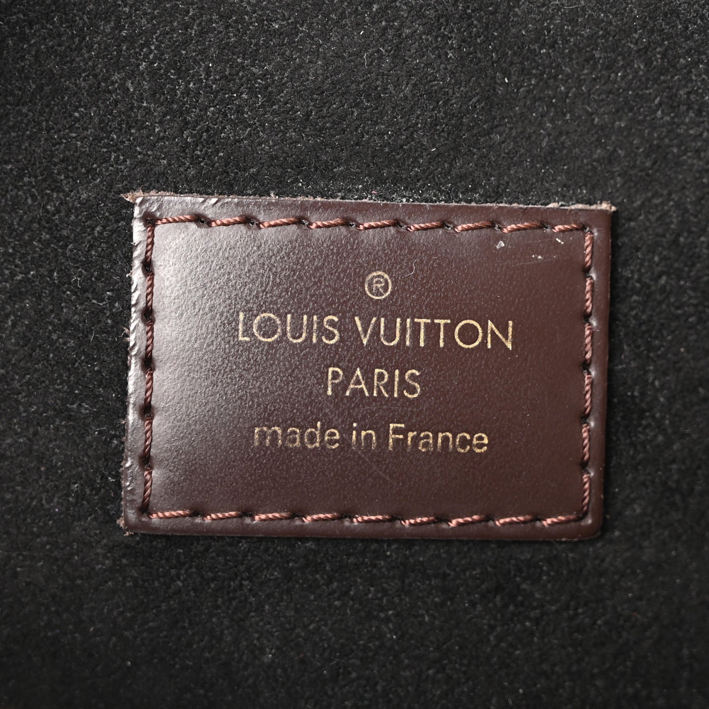 Cuir Taurillon Damier Ebene Normandy Black