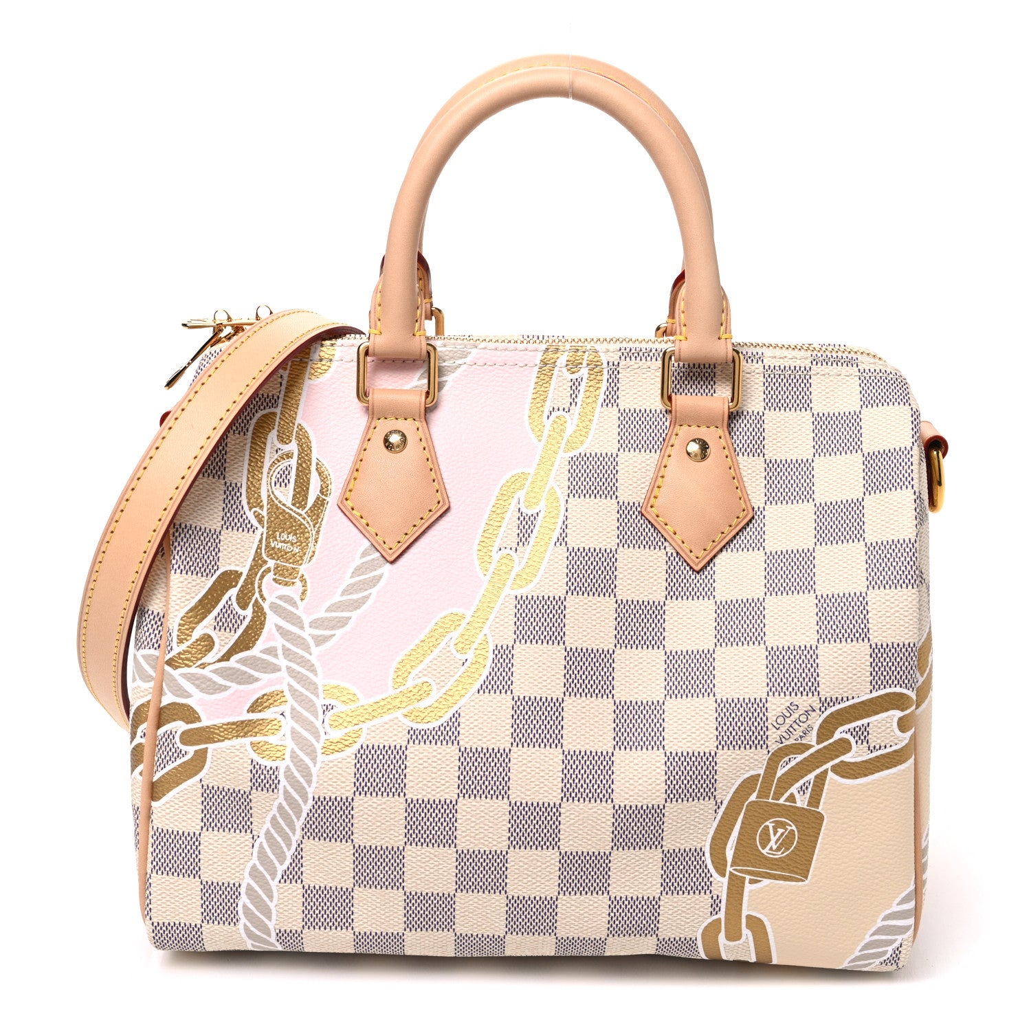 Louis Vuitton Damier Azur Nautical Speedy Bandouliere 25 1 of 9