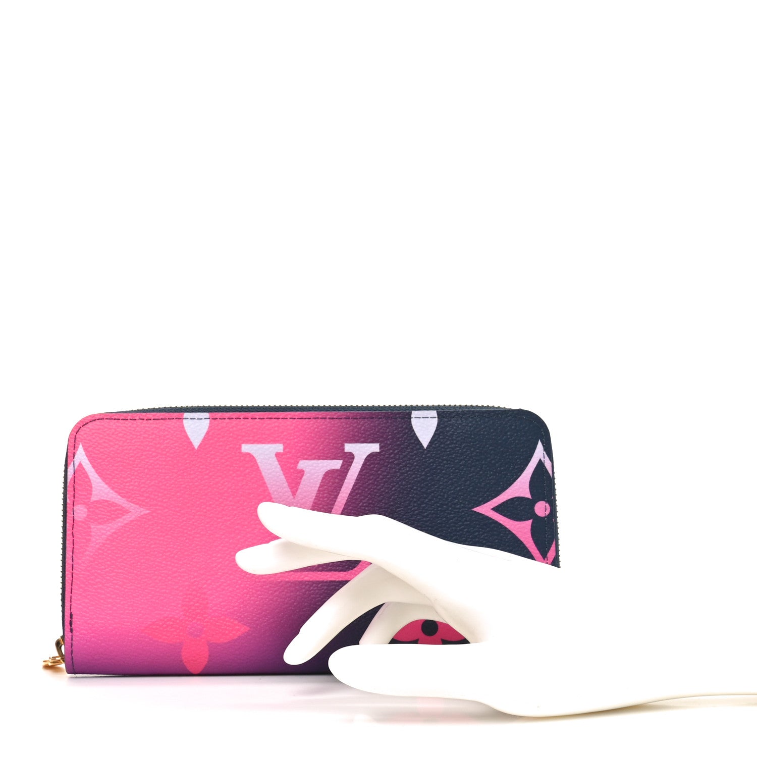 Louis Vuitton Monogram Giant Spring In The City Zippy Wallet Midnight Fuchsia 2 of 7