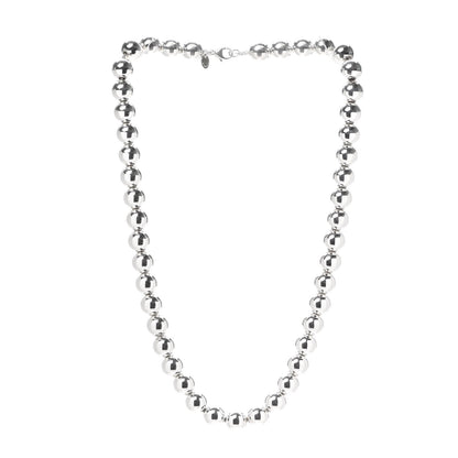 Tiffany Sterling Silver 10mm HardWear Ball Necklace 3 of 5