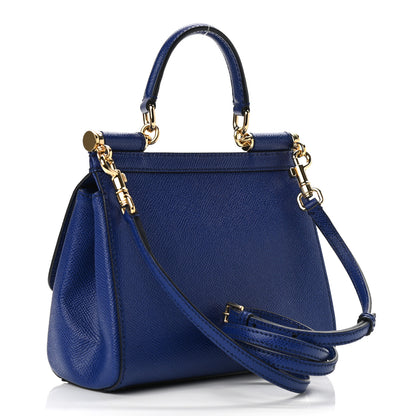 Dolce & Gabbana Dauphine Small Miss Sicily Satchel Bleuette Scuro 3 of 9