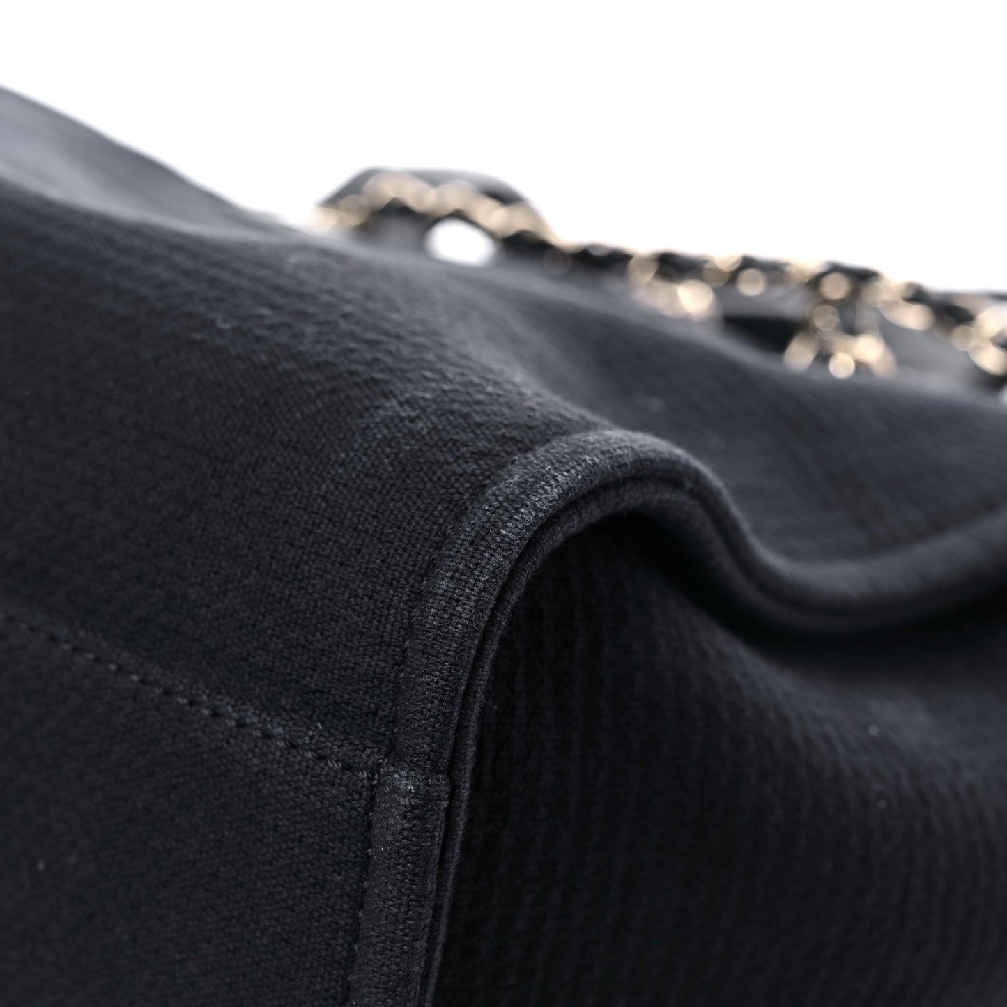 Mixed Fibers Small Deauville Tote Black
