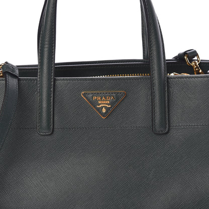 Prada Saffiano Soft Tote Smeraldo 7 of 9